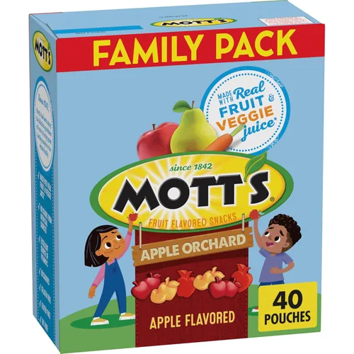 Vista 11 de Mott's Snacks con sabor a frutas, huerto de manzana, sin gluten, 22