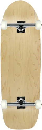 Vista 2 de Moose Old School - Monopatín de arce canadiense en blanco de 10 x 33 pulgadas, listo para montar