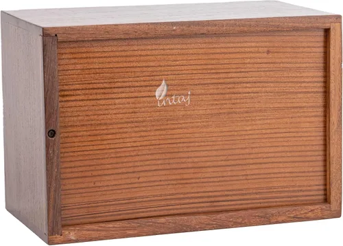 Vista 3 de Urna de cremación para cenizas humanas, adulto, hombre y mujer, caja de madera del árbol de la vida, urna para cenizas – Urna funeraria decorativa
