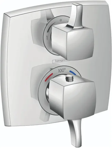 Vista 11 de hansgrohe Ecostat Classic 15769001 - Válvula de ducha de equilibrio de presión cromada