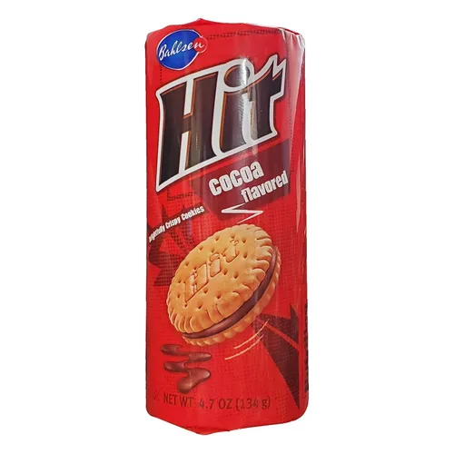 Vista 3 de Bahlsen Hit Galleta de cacao y vainilla con relleno de chocolate (paquete de 3, total de 14.1 onzas)