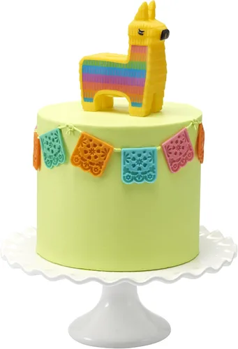 Vista 3 de DecoSet® - Juego de 1 pieza para decoración de tartas para cumpleaños y fiestas