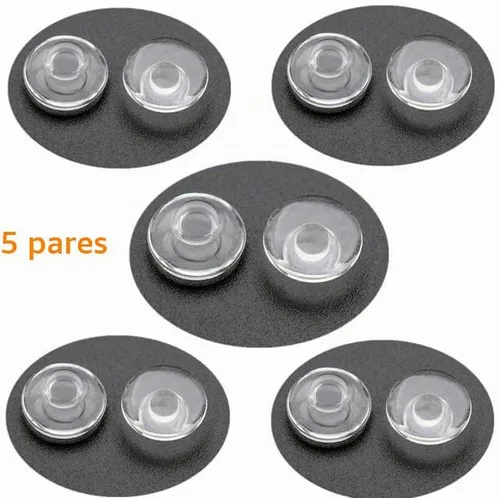 Vista 7 de BEHLINE - 5 pares de almohadillas de nariz de repuesto para marco, para marco de gafas sin marco, protectores de nariz de silicona suave