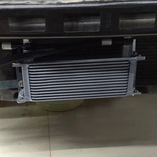 Vista 4 de PIT66 Adaptador de termostato AN10 de 19 filas para transmisión de motor, kit de enfriador de aceite universal