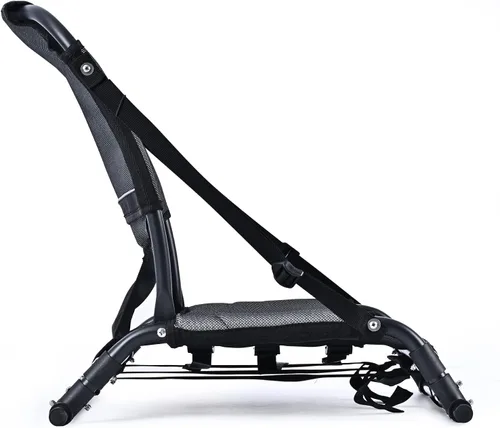 Vista 4 de Asientos de kayak con respaldo, asiento de kayak plegable de aleación de aluminio, material de malla textil transpirable, asiento ajustable