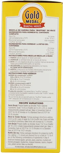 Vista 3 de GeneralMills LR/D - Muffins de maíz con medalla de oro, 6 estuches de 5 libras, 5 libras