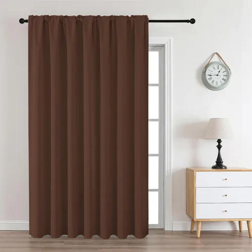 Vista 66 de CUCRAF - Cortinas opacas beige de 45 pulgadas, juego de 2 paneles con bolsillo para barra, cortinas para oscurecer dormitorios y sala de estar