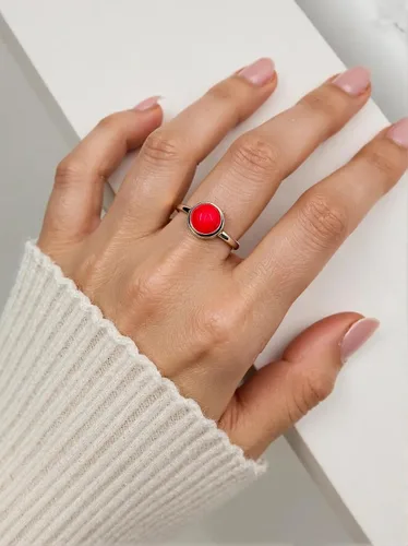 Vista 3 de Simple Plain Classics - Anillo de plata de ley S925 con piedras preciosas de cuarzo de cristal único para mujer, joyería de declaración