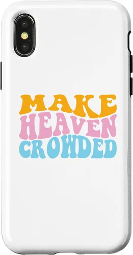 Vista 5 de Make Heaven Crowded Evangelical Christian Case for iPhone 17