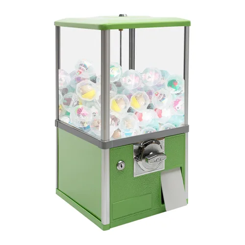 Vista 12 de Máquina expendedora operada con monedas de 25 centavos, máquina comercial de chicles, cápsula de juguete, máquina expendedora, máquina dispensadora