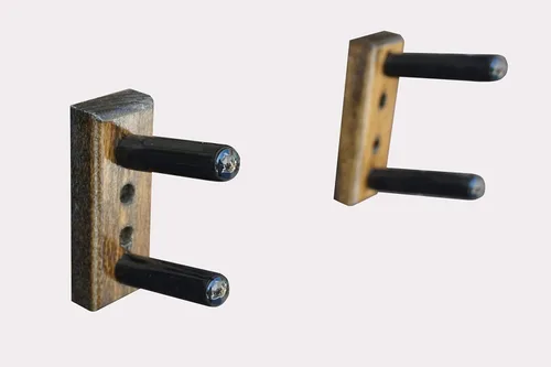 Vista 4 de Soportes de pared horizontales para bate de béisbol (fabricados en los Estados Unidos)