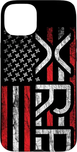 Vista 9 de iPhone 16 XRP Crypto - XRP criptomoneda - Bandera americana - Funda XRP