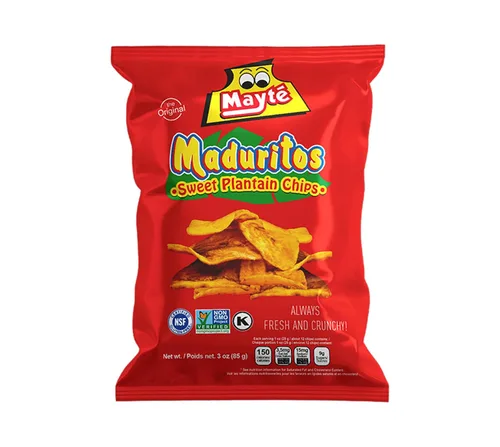 Vista 9 de Mayté Chips de plátano – Limón chile, 30 paquetes individuales (3 onzas cada uno) – Sin OMG, sin gluten, aperitivos saludables – Sin conservantes ni