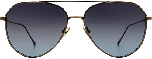 Vista 3 de DIFF Dash Designer Aviator Sunglasses for Women 100% UVAUVB Protection