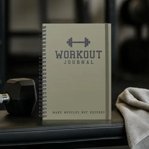Vista 4 de El Diario de Fitness Definitivo para Rastrear y Cumplir Tus Metas de Gimnasio - Planificador Detallado de Entrenamientos y Libro de Registro Para