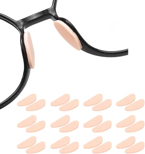 Vista 9 de Almohadillas de nariz de espuma suave para gafas, autoadhesivas, antideslizantes, para gafas de marco de plástico, lentes de sol, 12 pares