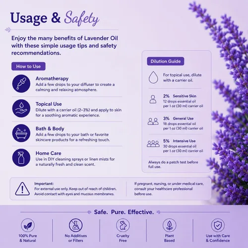 Vista 9 de Aceite Esencial de Lavanda – 32 fl oz (32.0 fl oz) Botella de Aluminio con Tapón - GreenHealth
