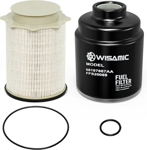 Vista 9 de Wisamic Juego de filtro de combustible y separador de agua y filtro de aceite de 6,7 L Cummins Compatible con motores Dodge Ram 2500 3500 4500 5500