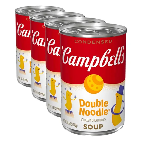 Vista 17 de Campbell's Sopa condensada de fideos con queso cheddar para niños, lata de 10.5 onzas