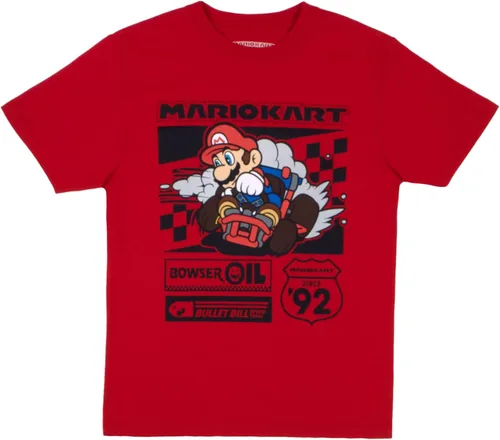 Vista 4 de Nintendo Super Mario Mario Kart - Juego de 3 camisetas de manga corta para niños