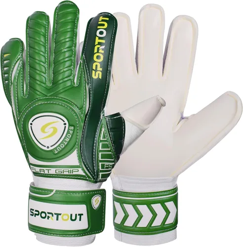 Vista 11 de Guantes de Portero Sportout con Protección de Dedos, Guantes de Fútbol Respirables, Látex de 4mm, para Niños, Jóvenes y Adultos