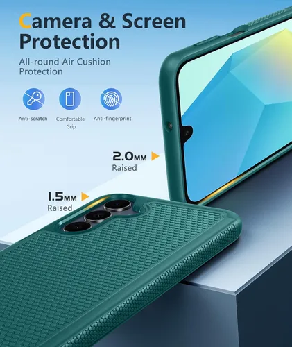 Vista 843 de FNTCASE Funda para iPhone 17 Pro: Fundas delgadas translúcidas de color azul claro compatibles con MagSafe, protección completa de la cámara