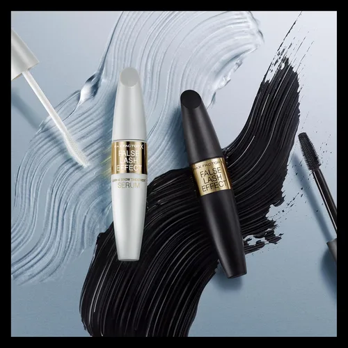 Vista 3 de Max Factor Máscara de pestañas postizas para mujer, color marrón negro, 0.4 onzas Negro/Marrón