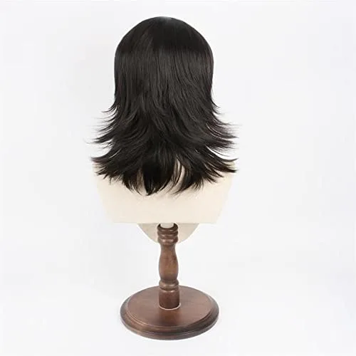 Vista 4 de Aadesso Anime Demon Slayer Kimetsu No Yaiba Makomo Cosplay Peluca Hombres Mujeres Resistente al Calor Pelucas de Pelo Sintético Halloween