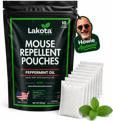 Vista 2 de Lakota - Bolsas repelentes de ratones extra fuertes, aceite de menta