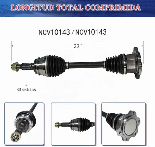 Vista 8 de Maxfavor Eje de Transmisión CV Delantero Compatible con Chevy Silverado 1500 Suburban Tahoe Avalanche 2007-2020 & GMC Yukon XL Sierra 1500 &