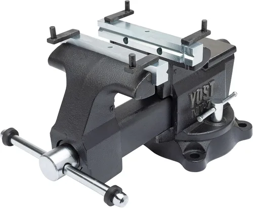 Vista 10 de Yost Prensas de banco multiusos de 5 pulgadas, ancho de mandíbula: 5 pulgadas, capacidad de mandíbula 2.9 pulgadas, modelo # MV-5