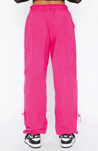 Vista 3 de DISCIPBUSH - Pantalones cargo holgados para mujer, pantalones parachute para mujer, pantalones rave, pantalones Y2K, atuendos de festival para mujer