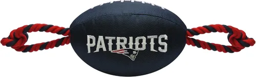 Vista 16 de Juguetes de fútbol NFL Arizona Cardinals para perros de Pets First, materiales de nylon de alta calidad, fuertes cuerdas de tracción, silbato