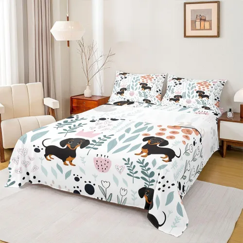 Vista 34 de Erosebridal Juego de sábanas de animales de la selva para niñas y niños, juego de sábanas de safari salvaje con diseño de elefante, oso, tigre