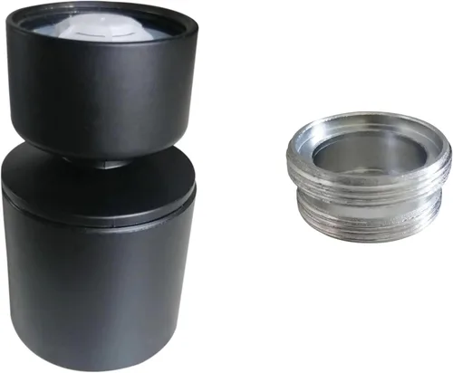 Vista 11 de Accesorio del grifo del fregadero de la cocina, aireador de la boquilla del grifo del baño, extensor del grifo, rociador de flujo dual giratorio