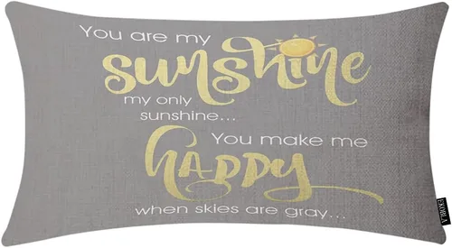 Vista 7 de EKOBLA Funda de almohada cuadrada de 12 x 20 pulgadas