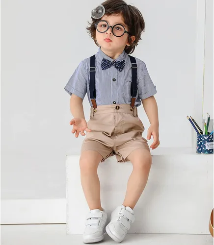 Vista 3 de Conjunto de traje de caballero para bebé niño
