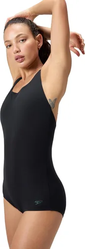 Vista 16 de Speedo - Traje de baño de una pieza para mujer, con costura de princesa, PowerFlex, Ultraback, corte conservador