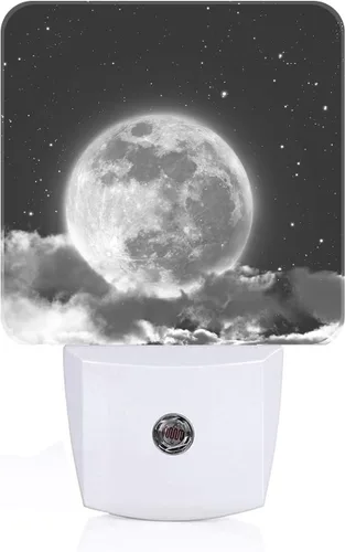 Vista 23 de Luz nocturna de varios hongos, enchufa a la pared con sensores de luz del atardecer al amanecer, luces nocturnas cálidas para dormitorio, baño