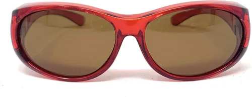 Vista 8 de The Boca - Gafas de sol polarizadas coloridas para mujer, ovaladas, rectangulares, para usar sobre gafas
