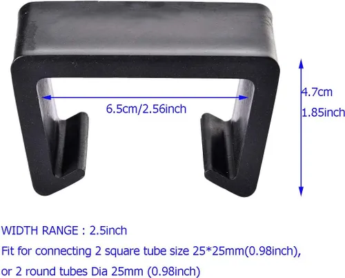 Vista 3 de HUIKANGSHENG Clips de mimbre para muebles de patio, clip de sofá para silla, conector seccional para jardín al aire libre, abrazaderas de ratán