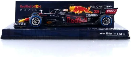 Vista 3 de Minichamps Redbull RB16B Verstappen GP de Bélgica 2021