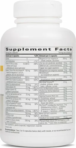 Vista 2 de Integrative Therapeutics NutriVitamin Enzyme Complex - Suplemento mineral - Suplementos multivitamínicos y minerales con vitaminas C, E y enzimas