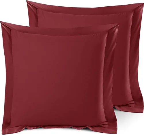 Vista 106 de Nestl Juego de 2 fundas tipo sham de almohada suaves - Fundas de almohada de microfibra de doble cepillado - Fundas de almohada de cama premium