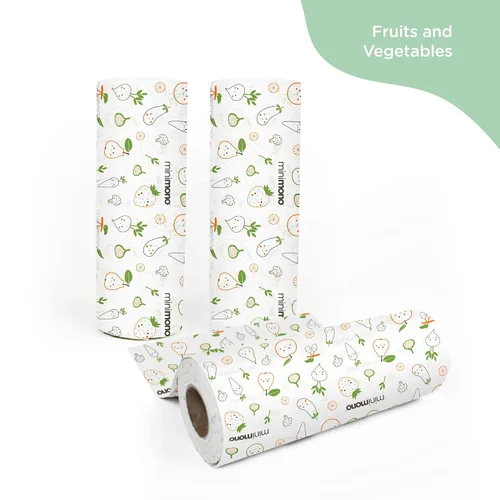 Vista 9 de Minimono Tapete de salpicaduras para bebé debajo de la silla alta – 30 alfombrillas desechables e impermeables – 40 x 47 pulgadas tapete