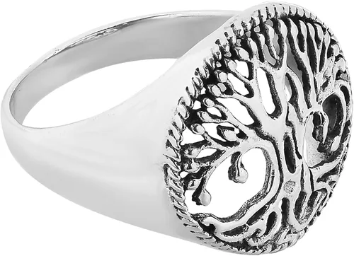 Vista 3 de Anillo de plata de ley 925 de AeraVida Inquebrantable Árbol de la Vida
