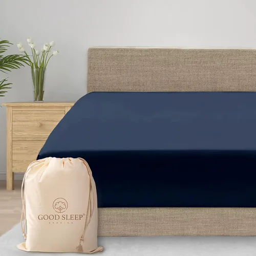 Vista 27 de Good Sleep Bedding Sábanas ajustables Twin XL - Sábanas Twin XL extra largas de 800 TC para dormitorio, sábana ajustada 100% algodón egipcio Twin