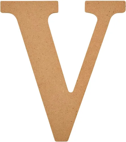 Vista 40 de Plaid Letra de madera sin terminar, superficie de madera de 5" perfecta para proyectos de bricolaje, artes y manualidades, 63572
