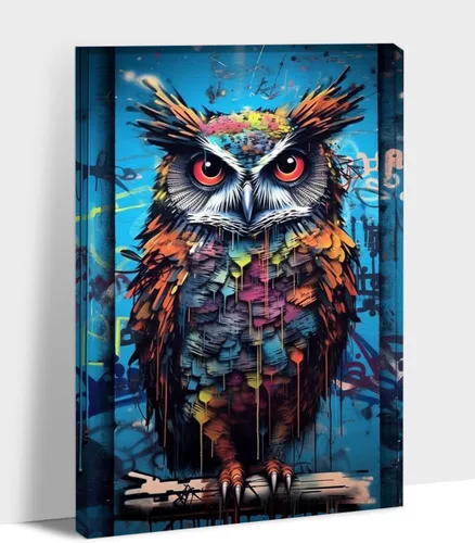 Vista 37 de ANRUOXI Arte de Pared de Graffiti, Impresión de Lienzo de Astronauta Espacial de Graffiti para Decoración de Pared, Impresiones de Arte Modernas