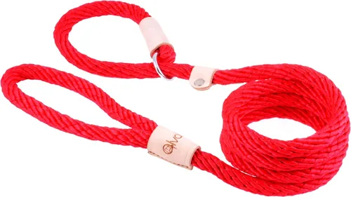 Vista 34 de Alvalley Correas de cuerda para perros con tapón, correas antideslizantes para mascotas para perros, correa suave trenzada sin tirones, ajustable